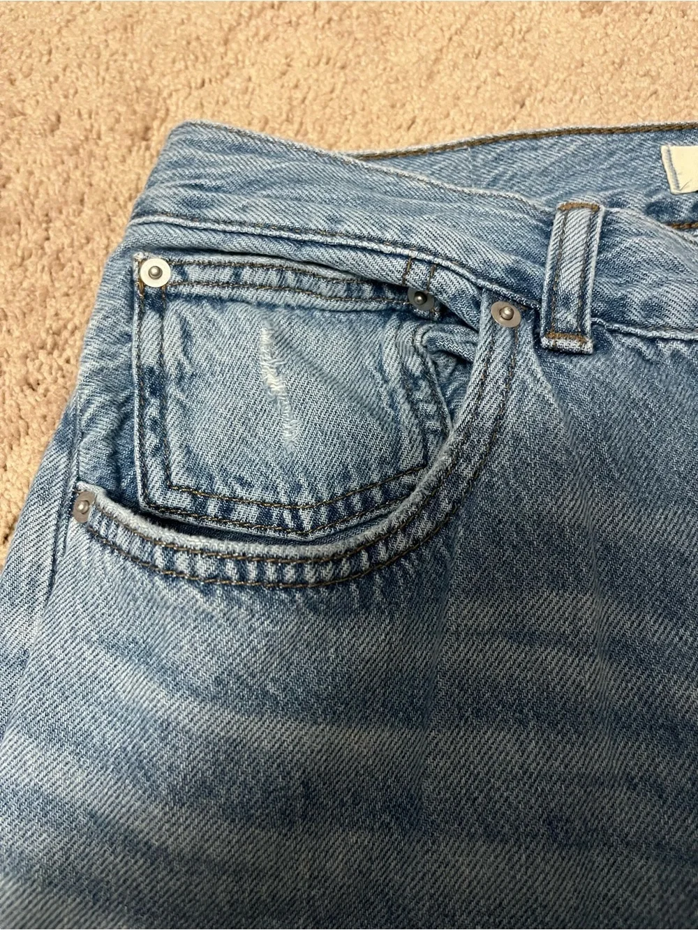 Madewell Dean Easy Straight, Light Wash